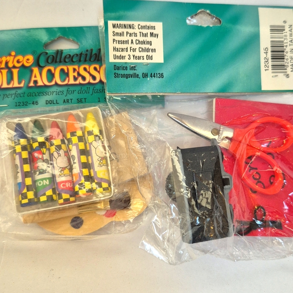 Vintage Darice Collectible Doll Accessories